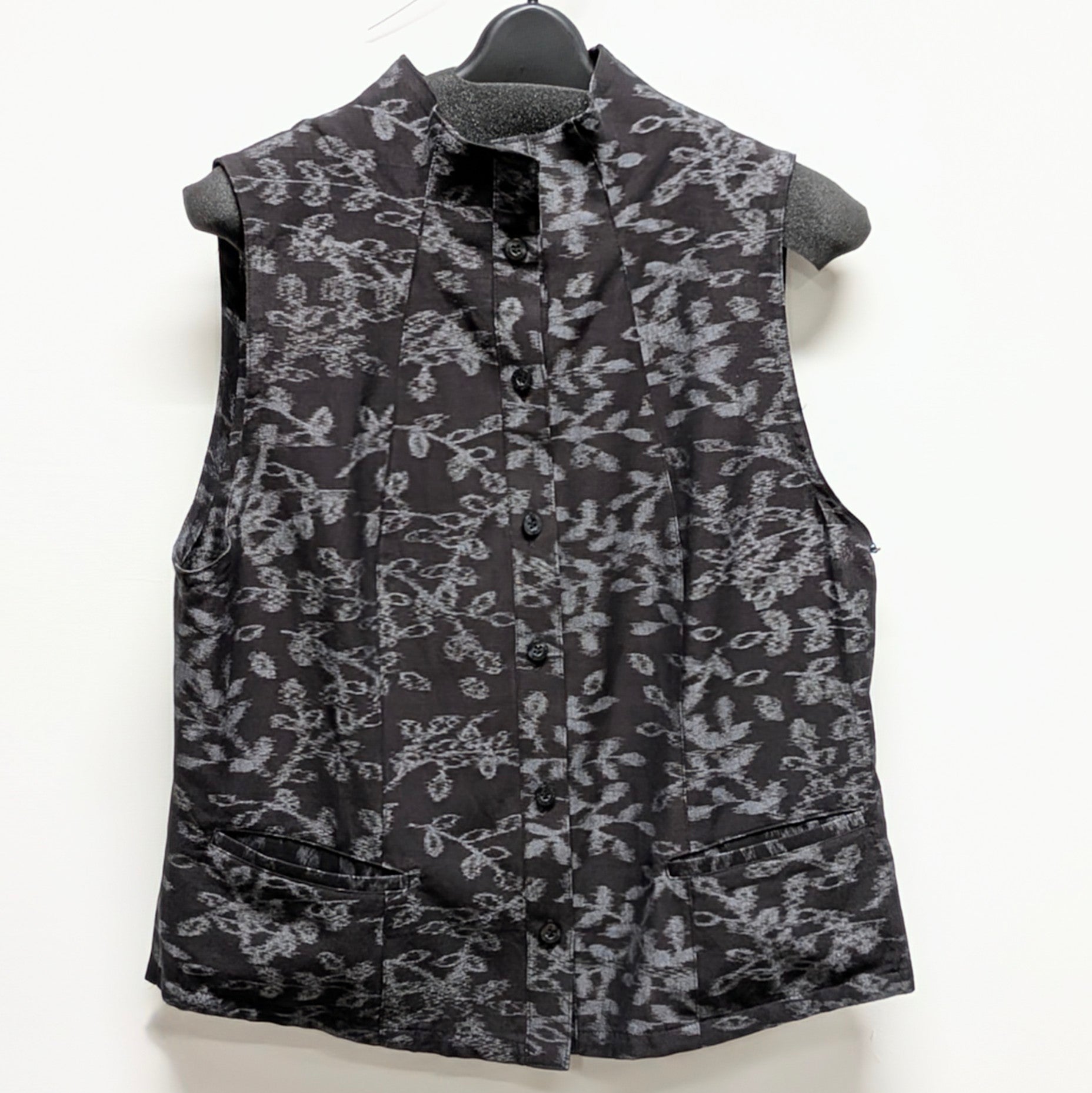 手作り工房 浪漫堂 久留米かすり ワンピース ジレ セットアップ