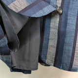 【SALE】久留米絣　儀右エ門　ジャケット　スラブ藍染めぼかし　紺