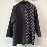 【SALE】久留米絣　儀右エ門　ジャケット　黒　裏付き