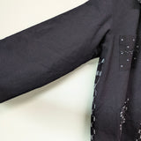 【SALE】久留米絣　儀右エ門　ジャケット　黒　裏付き