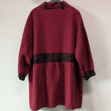 【SALE】久留米絣　藍暦　ジャケット　コート　赤