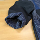 【SALE】久留米絣　儀右エ門　ジャケットコート　裏付き　黒紺