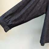 【SALE】久留米絣　儀右エ門 ブラウス　フリル