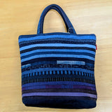 久留米絣　儀右ヱ門　カマイユ　トートバッグ　紺/紺系グラデーション