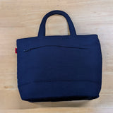 久留米絣　儀右ヱ門　とんがり　トートバッグ　紺