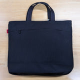 久留米絣　儀右ヱ門　井桁トートバッグ　黒/カラフル