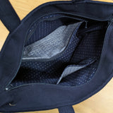 久留米絣　儀右ヱ門　井桁トートバッグ　紺/ブルー/赤/黒